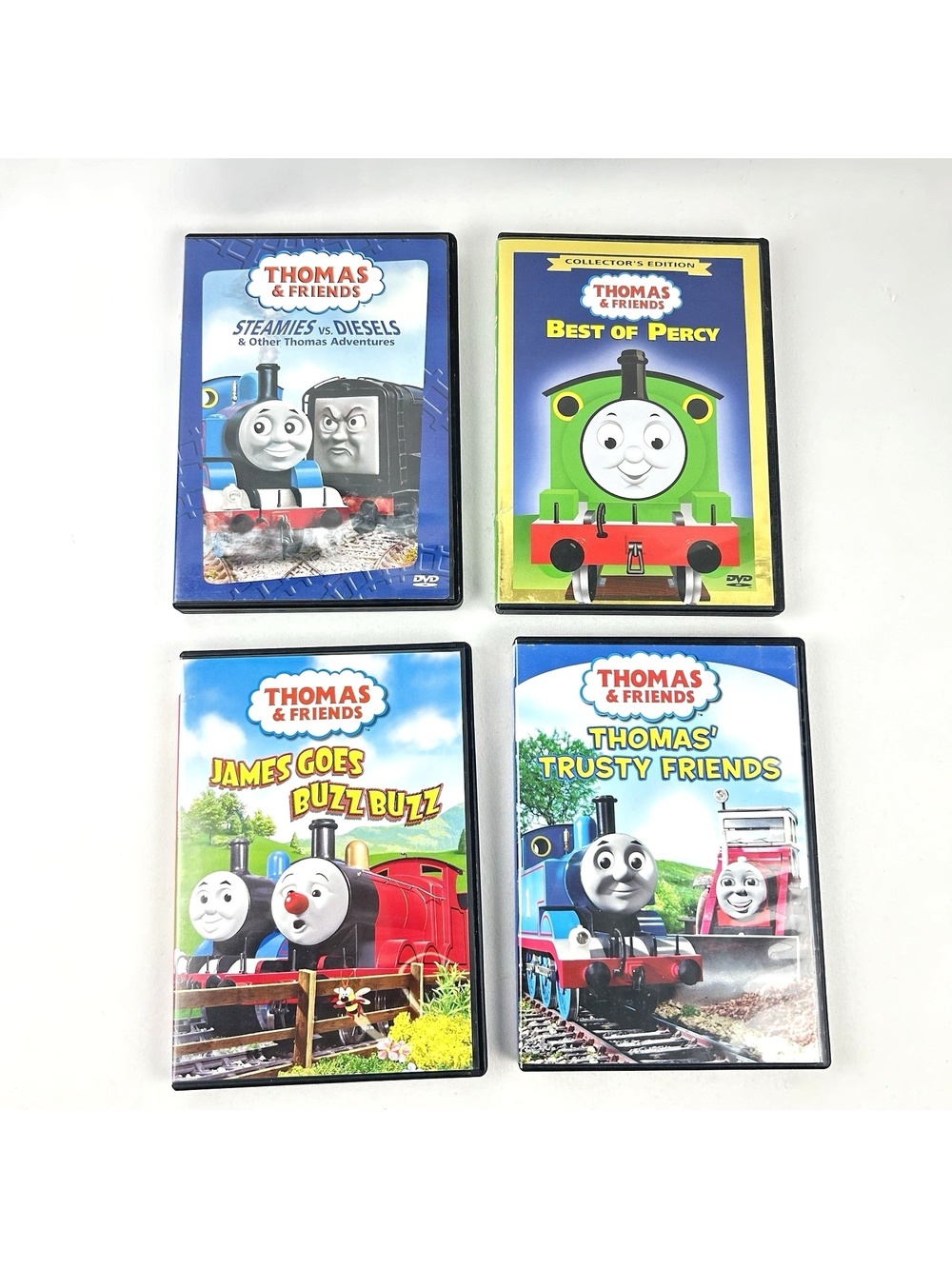 Thomas & Friends DVD Lot Steamies Best of Percy Buzz Buzz Trusty Friends Tested